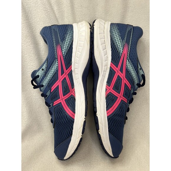 ASICS Gel-Contend 6 Womens Size 9.5 Running Shoes Blue Pink 1012A570 - Picture 6 of 8